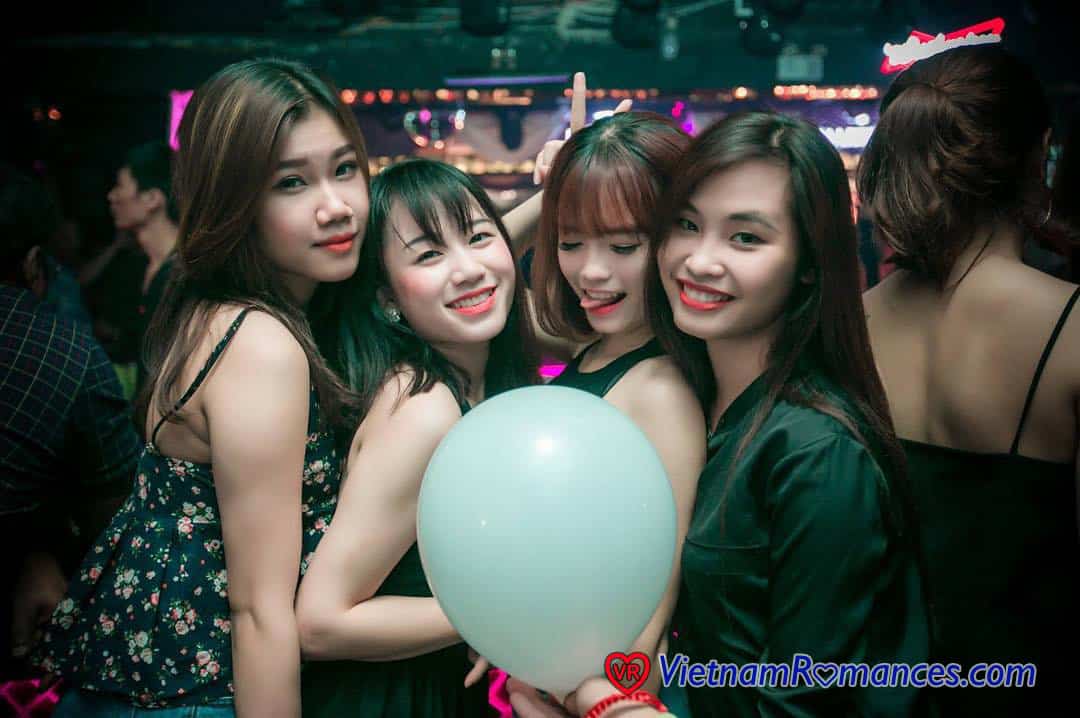 random selection of vietnam girls at party